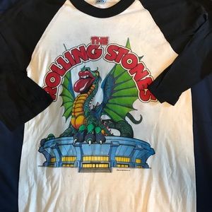 1981 Vintage Rolling Stones Tour T-shirt - Med